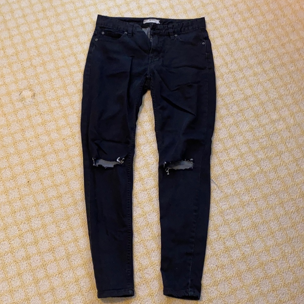 Free people black skinny jeans